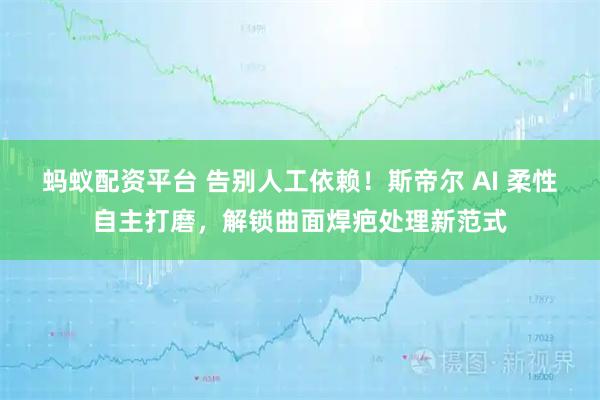 蚂蚁配资平台 告别人工依赖！斯帝尔 AI 柔性自主打磨，解锁曲面焊疤处理新范式